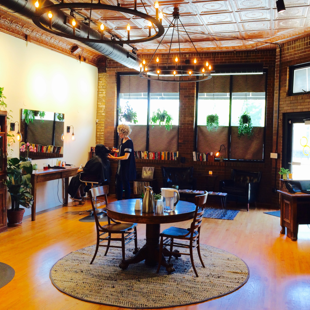 Interior view of the shop.
